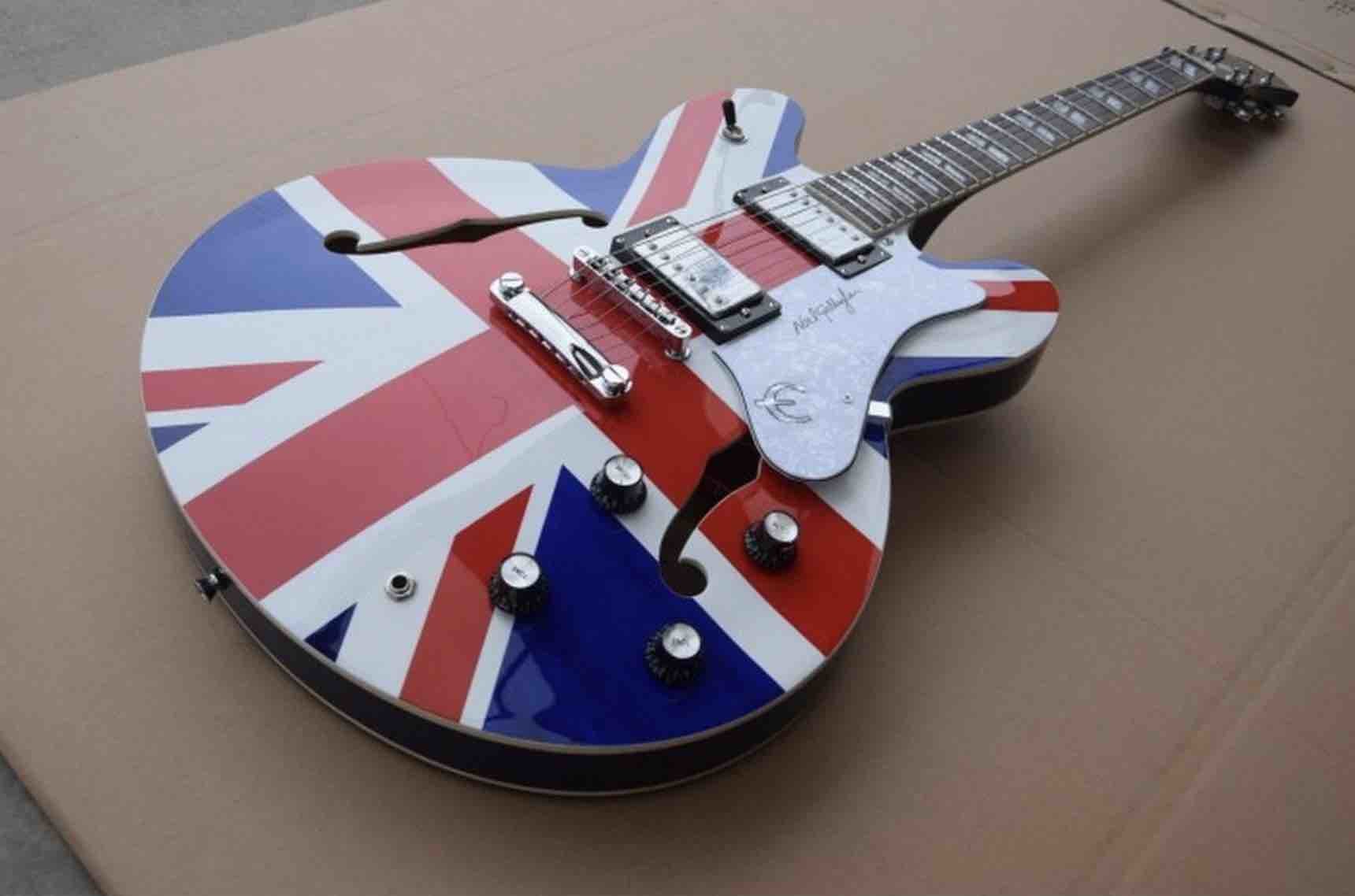 Custom Shop ES-335 LP Noel Gallagher Confederate Guitar