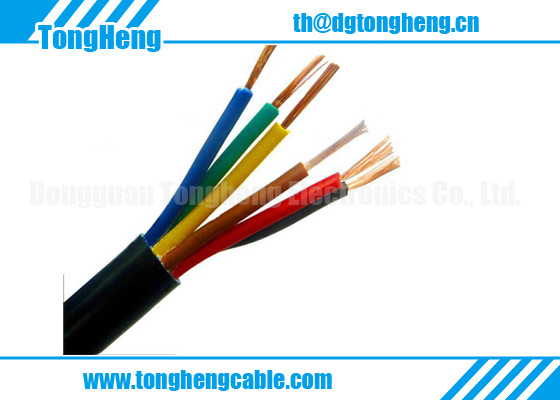 6 Conductor Wires Halogen Free Electronic Extension LVDS Cable