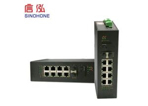Quality 3SFP Ports 8 POE Ports Management Gigabit Fiber Optic Network Switch Industrial Grade wholesale