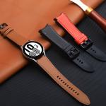 Silicone Leather Watch Bands Designer Smart for Samsung Galaxy Watch 4 100% QC