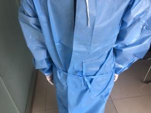 Quality Waterproof Disposable Isolation Gown For Asbestos Removal / Automotive Cleaning wholesale