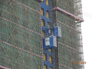 Quality Frequency Control Motor 46 M / Min Material Lift Elevator wholesale