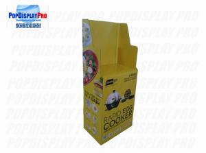 Quality Glossy/shining laminated Point Of Sales Displays Rapid Egg Cooker POS Cardboard Displays wholesale