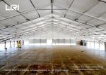 Heavy Duty Aluminum Frame Warehouse Tent Storage Construction 100KM/H Wind