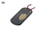 Large Custom Cartoon Metal Pet Tags , Interesting Cat Name Tags Engraved