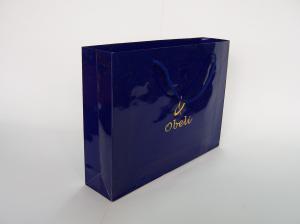 Quality Custom Recycling White Paper Shopping Bags With Handles wholesale