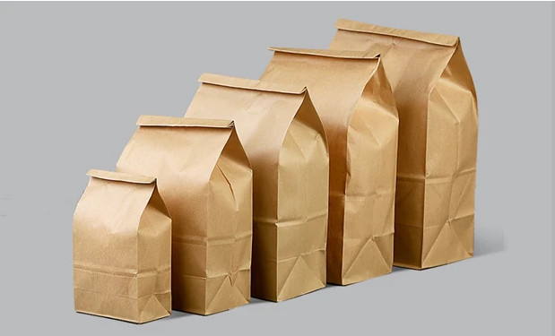 food grade kraft bakery packaging bags snack bags