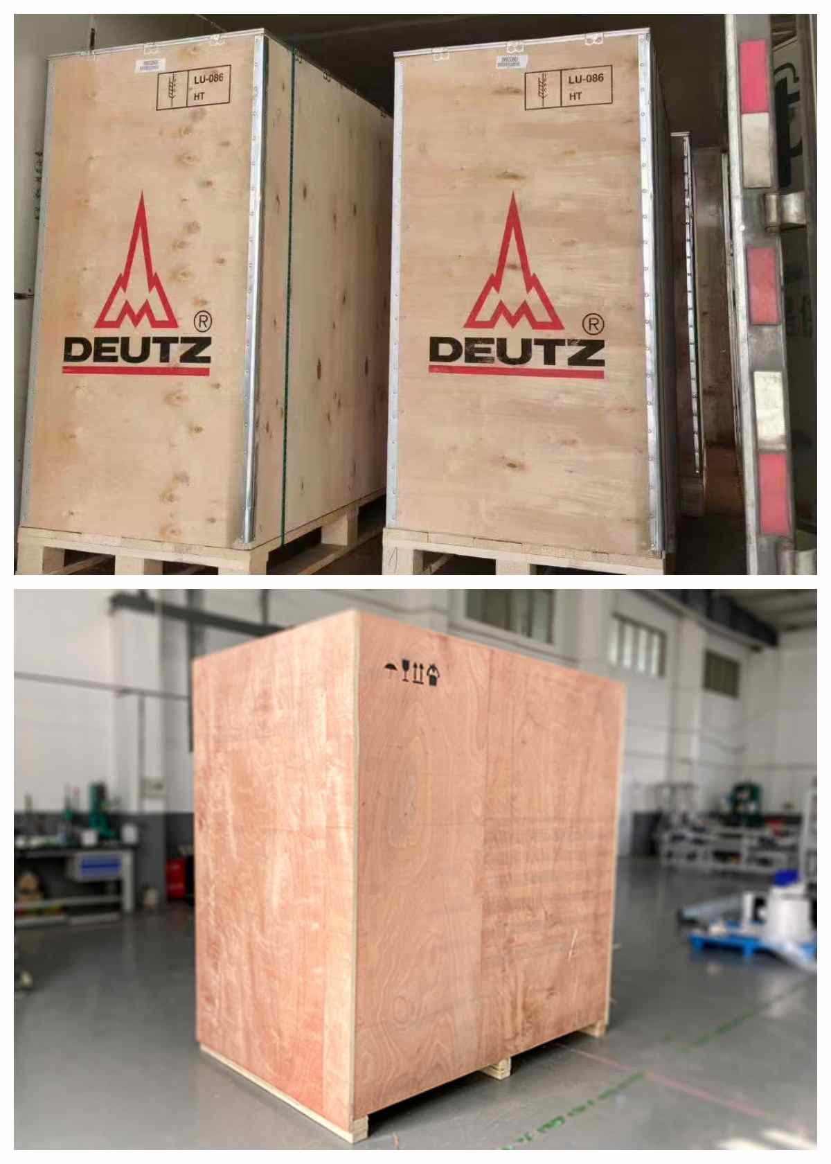 Deutz TCD3.6 Diesel Engine Assy 2300 RPM 55.4KW 74HP Serial Number 12909993