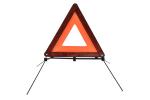 Orange Roadway Reflective Warning Triangle ABS And Plastic Marterial