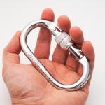 108mm Length 60mm Width O Shape Climbing Carabiner for Adventure Sports
