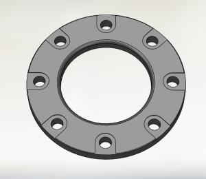 Quality EN1092-2 DN32 Pipeline Galvanized Ductile Iron Flange wholesale
