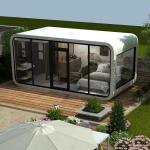 Luxurious Design Apple Cabin House for Moveable Vacation Cottage