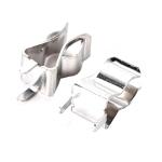3AG 6x30mm Clip PCB Mount Fuse Holder 250V Nickel Plated Brass