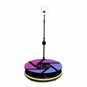 Quality 12 Inch Ring Light Camera 360 Photo Booth Machine For Parties Remote Control wholesale