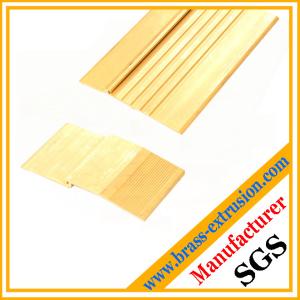 Quality floor Non slip Tread brass extrusion profiles wholesale
