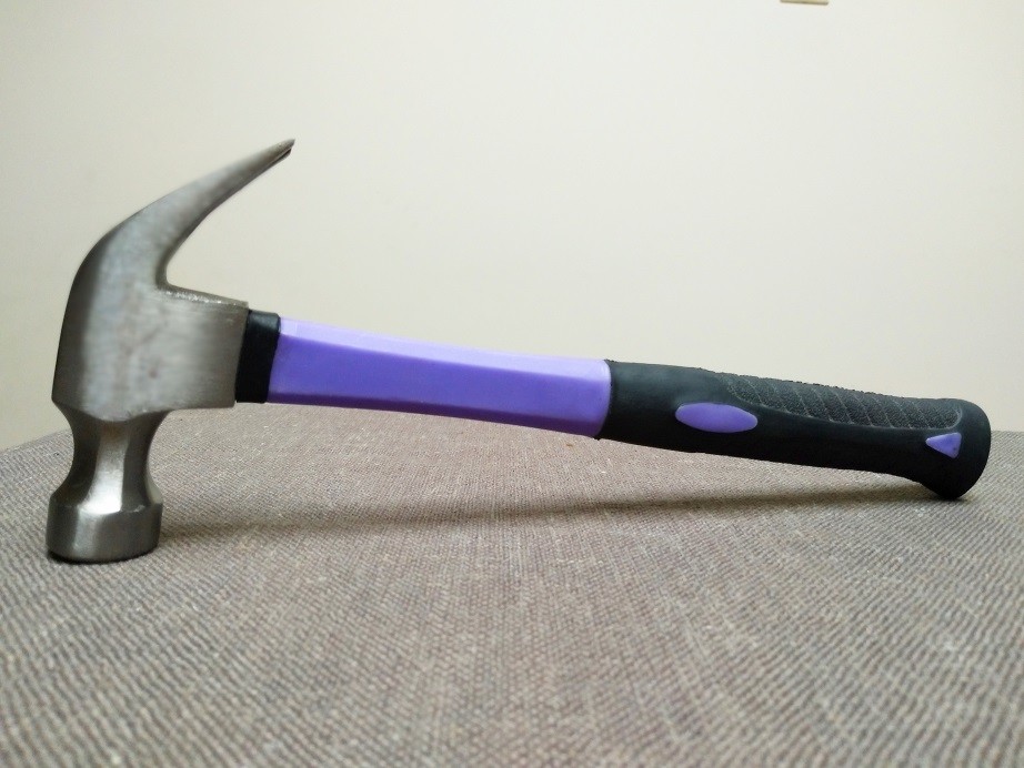 American Type Steel hand claw hammer with plastic handle (XL0008)