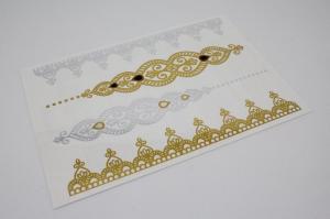 Quality Metallic Tattoos Temporary Tattoos Gold Tattoos Silver Tattoos wholesale