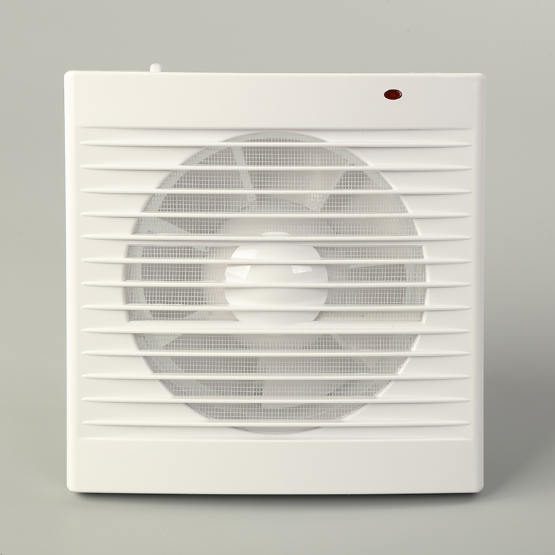 Wall Mounting 6 Inch Plastic Square Ventilation Extractor Fan for Bathroom Kitchen