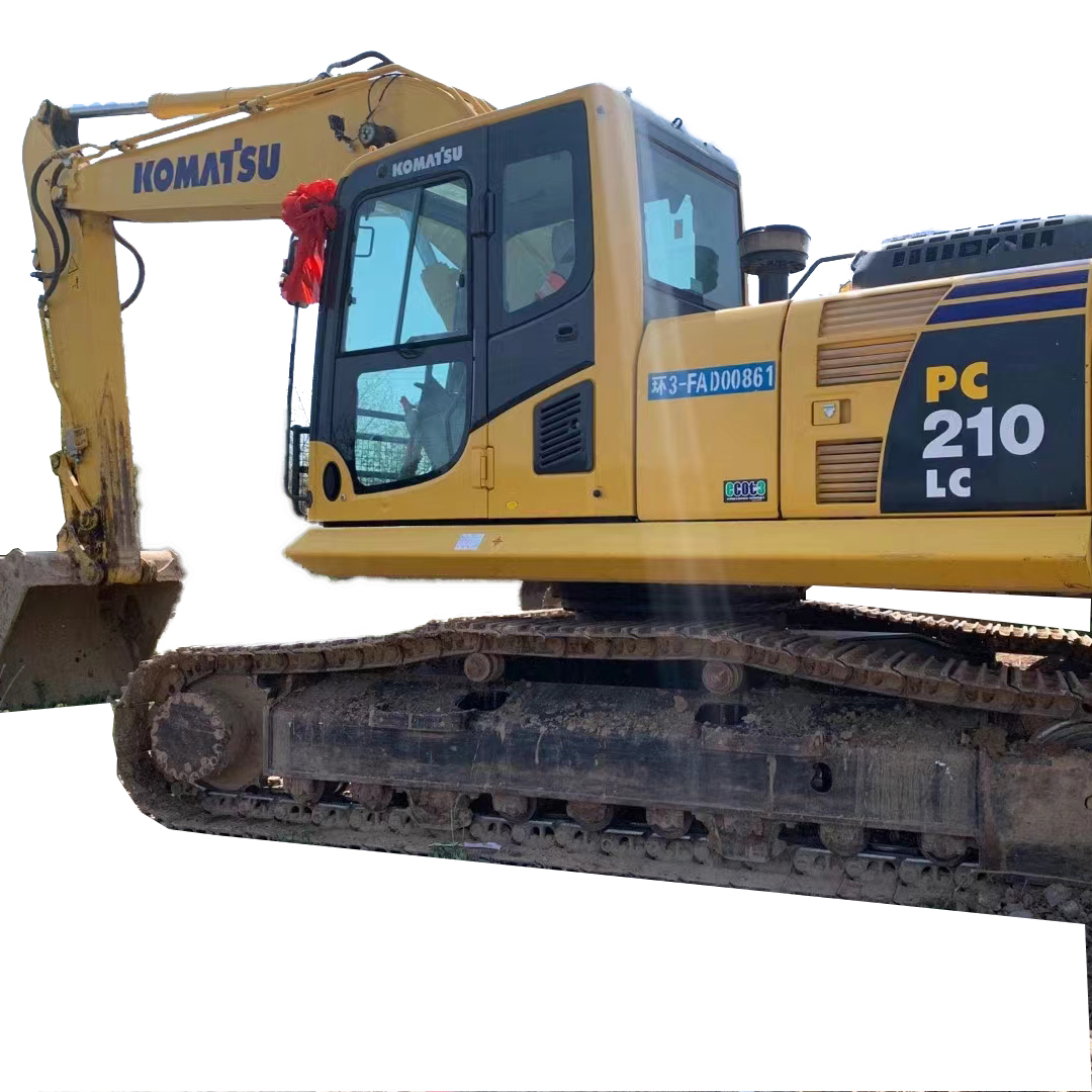 21TON Used Komatsu PC200 210 220 Crawler Excavator with Original Hydraulic Cylinder