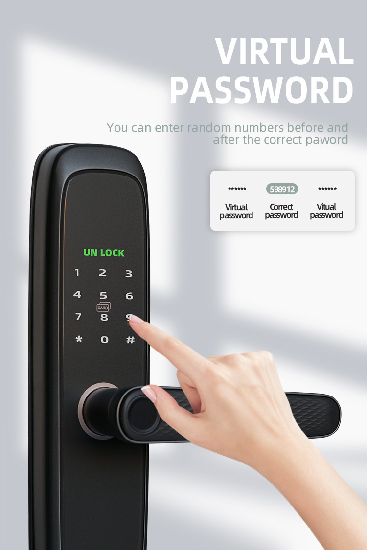 25mm Tuya Smart Door Lock X10 Waterproof Smart Entry Door Locks