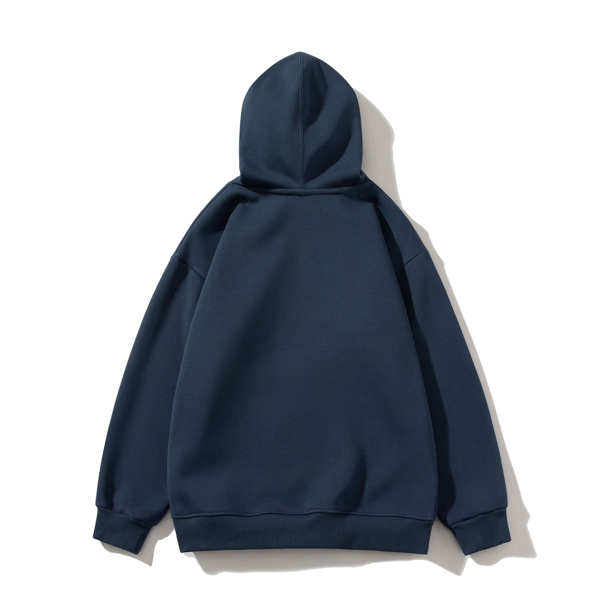 FODARLLOY Fashion Vintage Hoodie OEM Streetwear Essentials Oversize Unisex Pull Coat Men's Hoodies Pullover Dark Blue