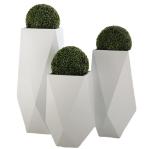 Metal iron casting flower planter special shape flower pot