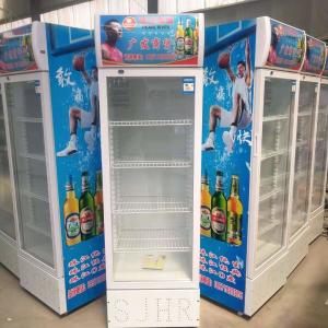Quality Supermarket commercial upright glass door beverage display cooler wholesale