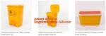 BIOHAZARD WASTE CONTAINERS, PLASTIC STORAGE BOX, MEDICAL TOOL BOX, SHARP