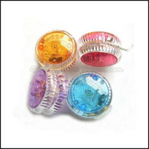 Quality hot sale Abs Promotion printed logo led flash yoyo ball toy gift wholesale