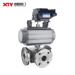 Flanged Tee Type Control Ball Valve for Oil and Gas Industry GOST Standard