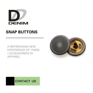 Quality Fashion Clothing Snap Buttons Black Nickel &amp; Gun Metal Enameled Trims wholesale