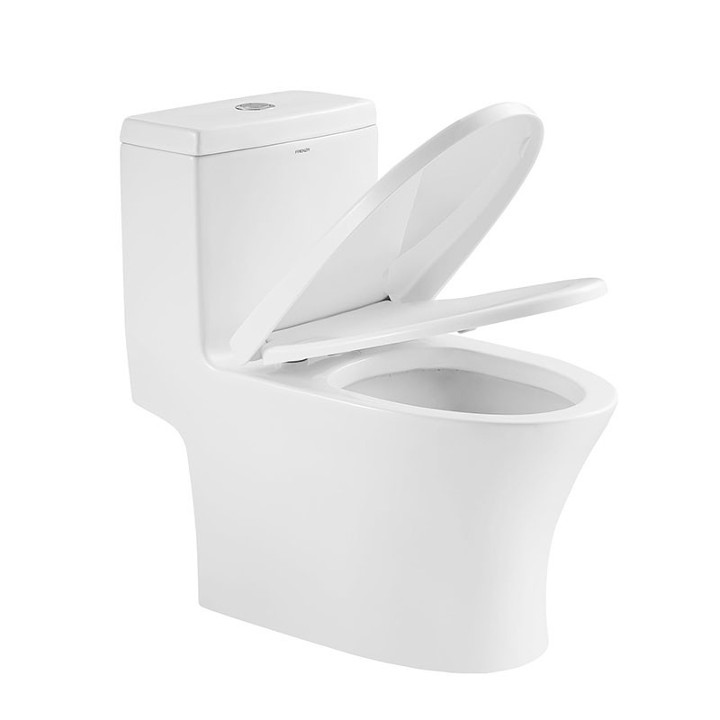 Ceramic single piece toilet seat 705×370×712mm for Bathroom