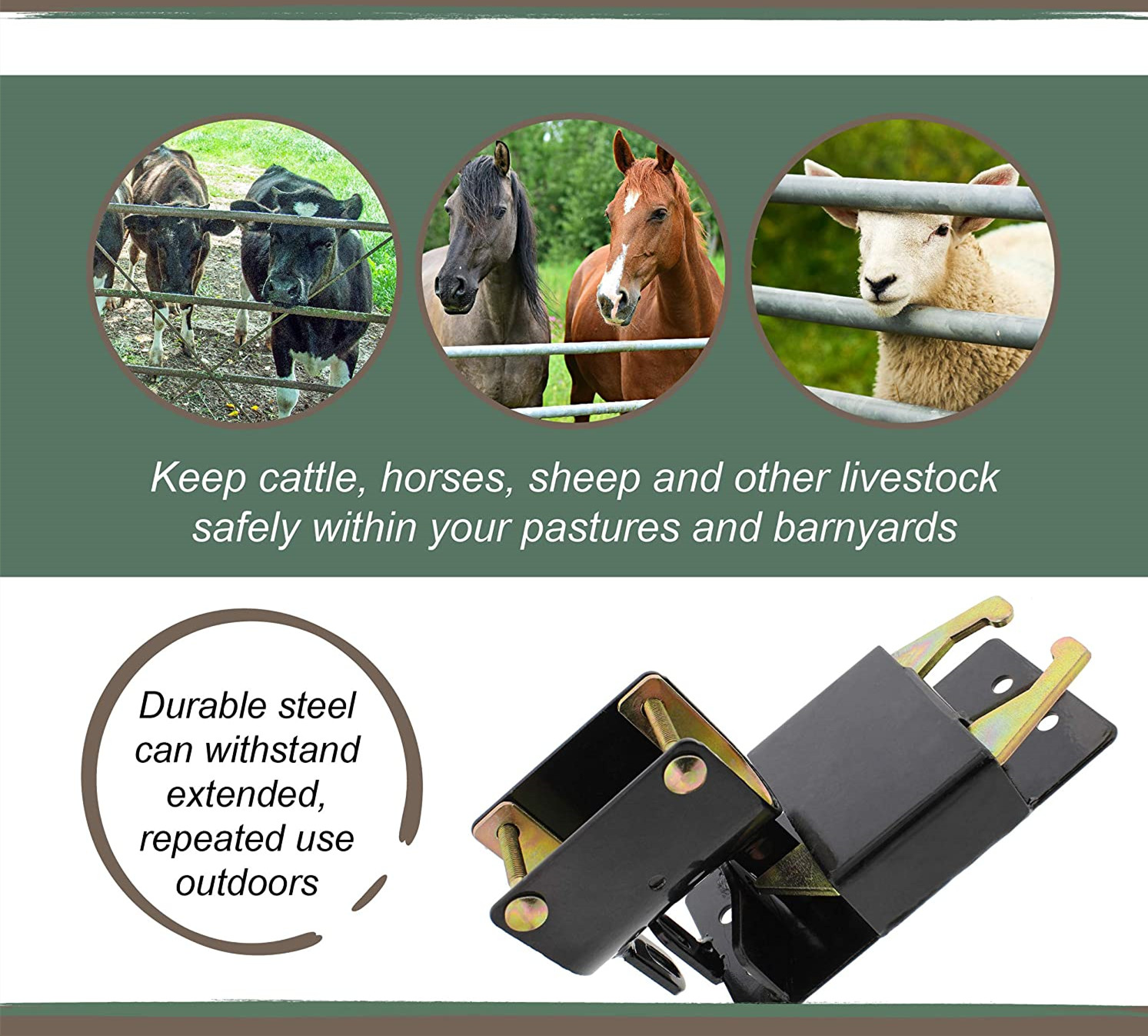 Metal Lockable Gate Latch The Must-Have for Preventing Gate End Sagging and Swinging