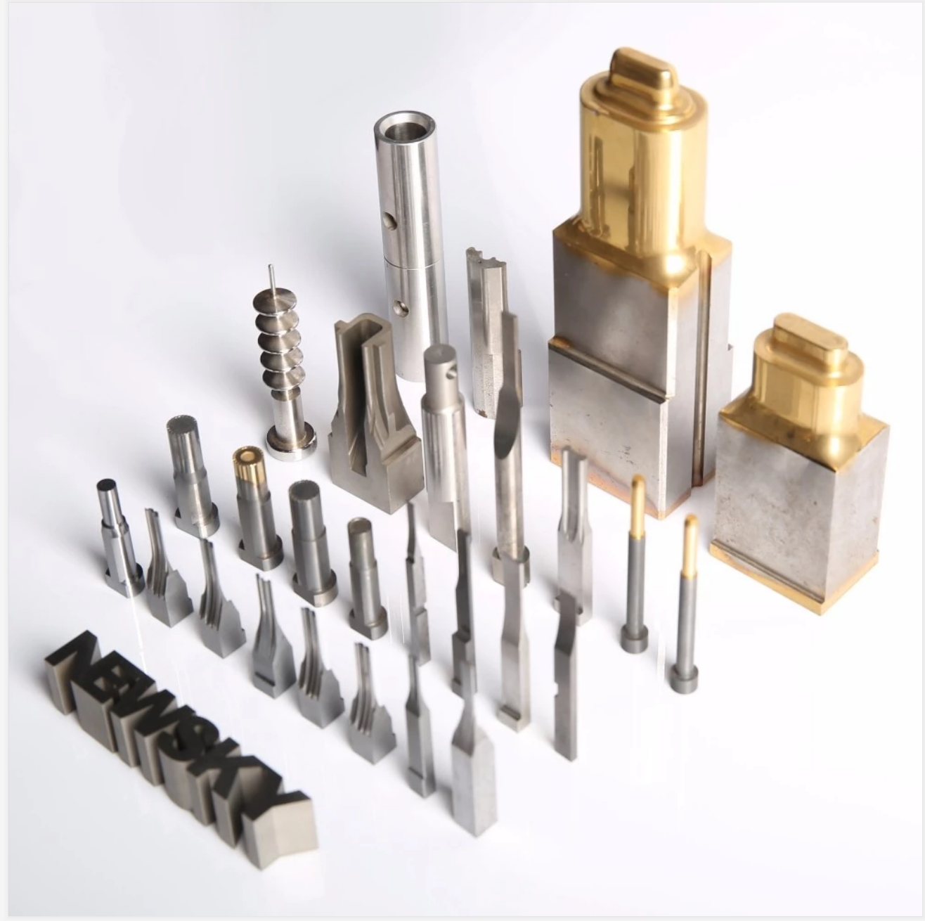 HSS Die Punch Pins Corrosion Resistant With Titanium Plating