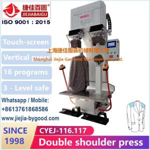 Quality Blazer Double Shoulder Jacket Pressing Machines Vertical Steam Ironing Equipment wholesale