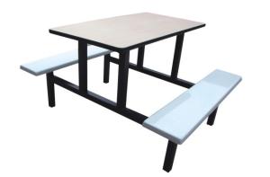 Quality fiberglass or FRP dining table and square stool wholesale