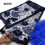 wholesale price african velvet lace fabric for wedding party