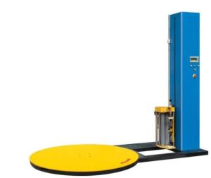 China 220V 1.5kw Automatic Strapping Machine Smart Wasp Pallet Stretch Wrapping Machine on sale