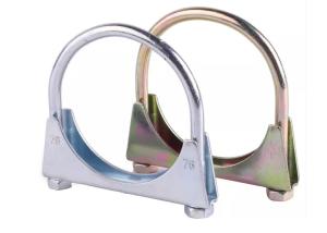 Quality Galvanized Exhaust 76mm U Bolt Muffler Clamp Heavy Duty wholesale