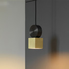 Postmodern gold pendant lamps creative Nordic living room restaurant designer light model room pendant lamp(WH-AP-111