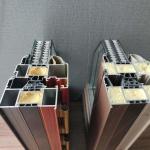 Sound Heat Proof Wind Resistant Broken Bridge PVC Profile Aluminum System Window