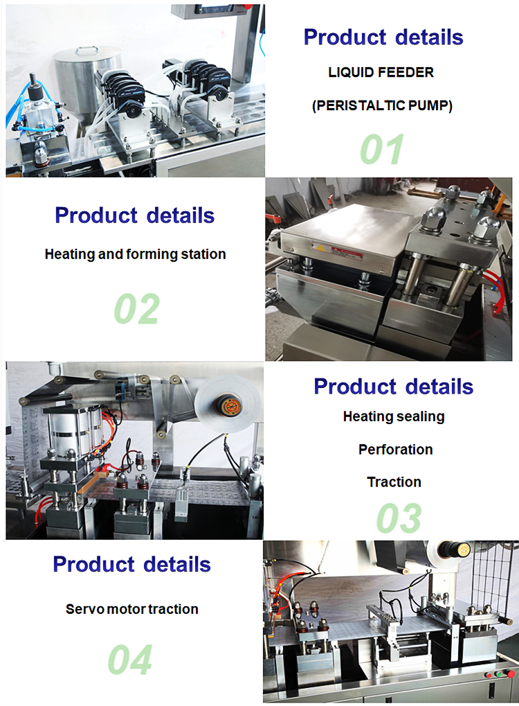 Food Packaging High Frequency PVC Blister Packing Machine with 300000pcs/h Capacity