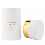 Perfume White Cardboard Tube Packaging , Flat Top Cosmetic Tube Box