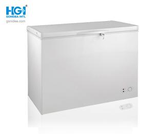 Quality 352 Liter Commercial Single Door Top Chest Freezer White Color wholesale