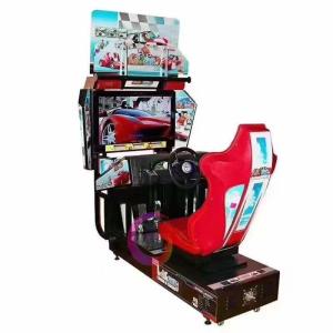 Quality Coin Operated Outrun 32 Car Racing Game Machine Sitdown Driving 110V/220V wholesale
