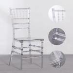 Transparent Resin Phoenix Chair Clear Plastic Hotel Acrylic Wedding Chair