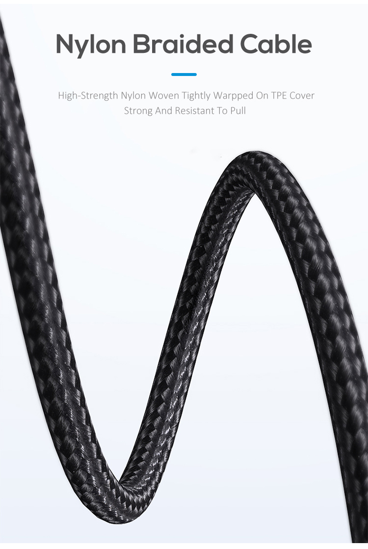 Nylon Braided 1.5M Cable Magnetic 3 In 1 Charging Cable