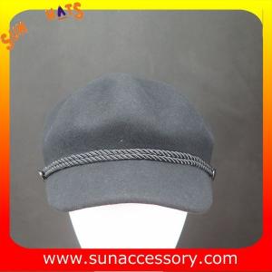Quality 2276 Sun Accessory customized fashion winter 100% wool felt cowboy hats ,women hats and caps wholesaling wholesale