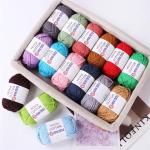 70% Cotton 30% Nylon Core Tape Yarn For Crafting And Crochet Beginners