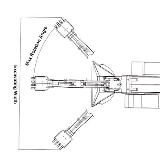 Tunneling Coal Mine Machinery With Full Hydraulic Drive System